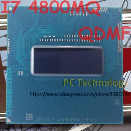 Original Intel Core I7 4800MQ QS QDMF CPU I7-4800MQ processor 2.7GHz-3.7GHz L3=6M Quad core free shipping ship out within 1 day