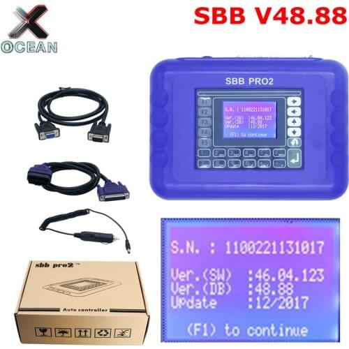 OBD2 V48.88 SBB Pro2 Key Programmer Support Cars to 2017 Replace SBB V46.02 v33.02 sbb Key Programmer for Toyota G Chip
