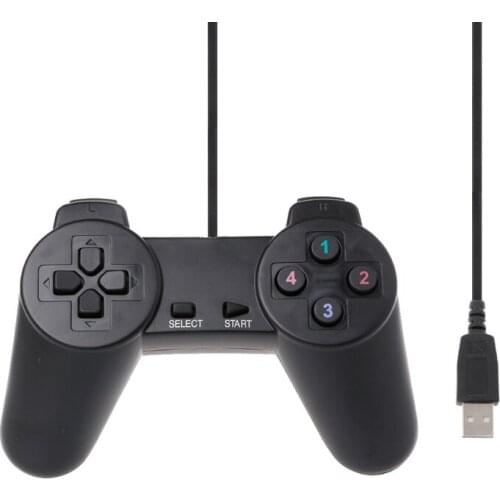 USB 2.0 Wired Multimedia Gamepad Gaming Joystick Joypad Wired Game Controller For Laptop Computer PC