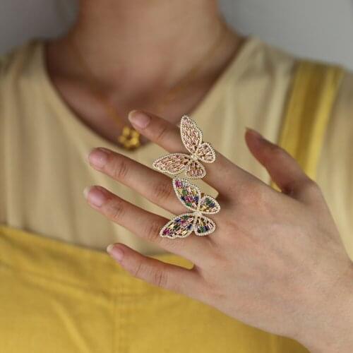 TASTEWAITTING Cocktail Rings