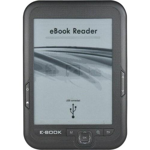 Top 6 Inch 16GB Ebook Reader E-Ink Capacitive E Book Light Eink Screen E-Book E-Ink E-Reader MP3 with Case, WMA PDF HTML