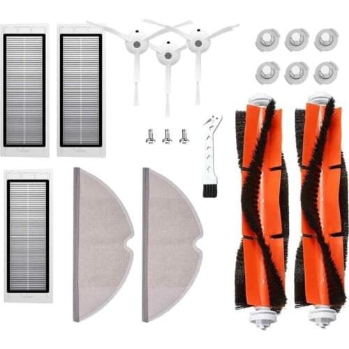 Replacement for Roborock S50 S51 S55 S5 S6 - Accessories for Xiaomi MI Mijia Robot Vacuum - Main Brush, Side Brush