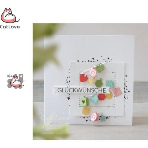 3D Mini Book Pendant Metal Cutting Dies Scrapbooking Stencil Die Cuts Card Making Decorative Craft Embossing New Dies For 2019