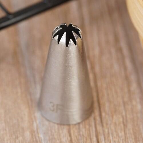 #3F Small Size Drop Flower Piping Nozzle Cake Decorating Cream Pastry Cupcake Create Cherry Blossoms Sakura Icing Tip