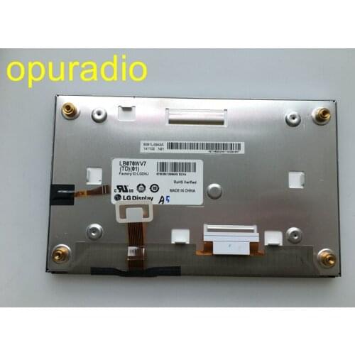 Free post 7inch LCD screen LB070WV7-TD01 LB070WV7 TD02 Display with touch digitizer screen for Car Navigation TFT LCD Monitor