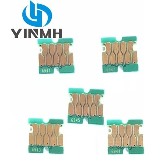 6pcs Ink Chips for Epson SureColor T3000 T3070 T3200 T3270 T5070 T5200 T5270 T7070 T7200 T7270 Toner Cartridge Chip T6941-T6945