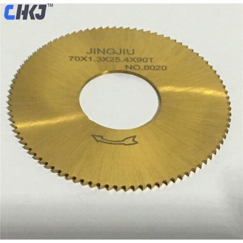 CHKJ Face Milling Cutter 1'' Hole Side Milling Cutter for WENXING 100D 100E 100E1 100F 100F1 Key Cutting Machines 70*1.3*25.4mm