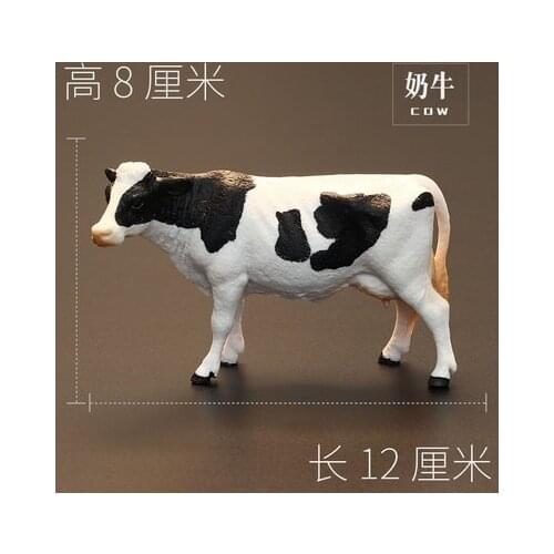 Faerie farm Solid simulation model farm animal toys dairy products cow breeding cattle camagoma crafts statue home