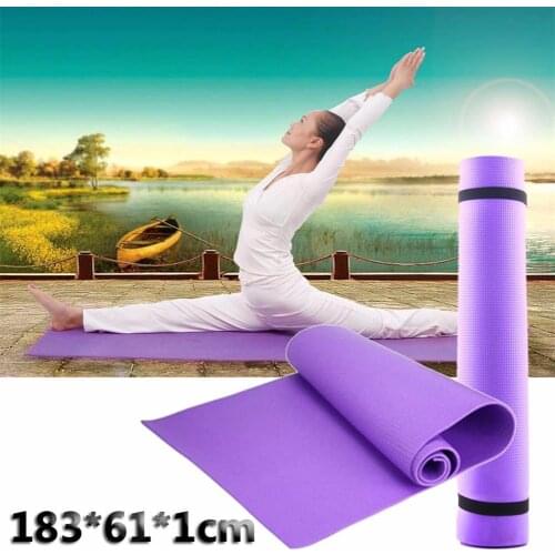 New 10mm Yoga Mat Extra Thick 1830*610mmNon-slip Pillow Mat For Men Women Fitness Tasteless Gym Exercise Pads Pilates Yoga Mat