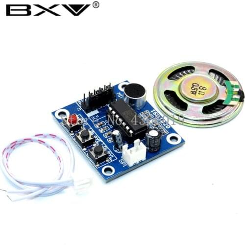 ISD1820 recording module voice module the voice board telediphone module board with Microphones + Loudspeaker