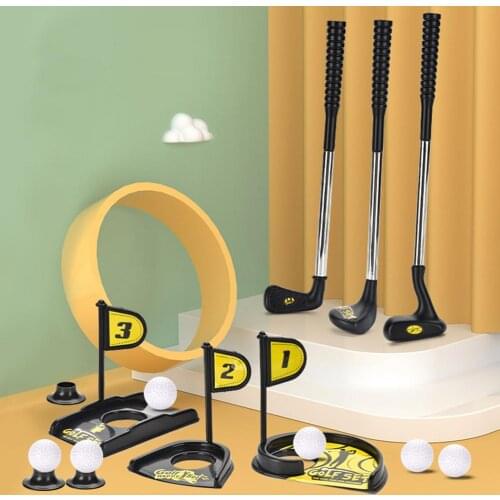 Golf Set Clubs Childrens Parent-child Interactive Sports Toys Body And Shoulder Safe And Durable Ball Games Outdoor Sports Toys