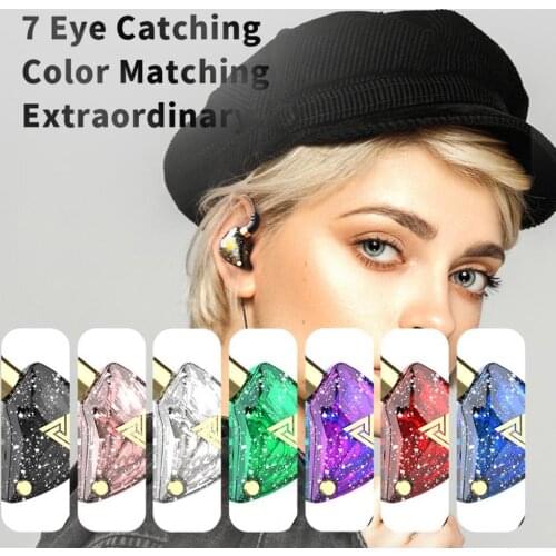 QKZ SK8 In-ear Earphones Dynamic Heavy Bass with Mic 3.5mm Running Wired Headphones for Sport