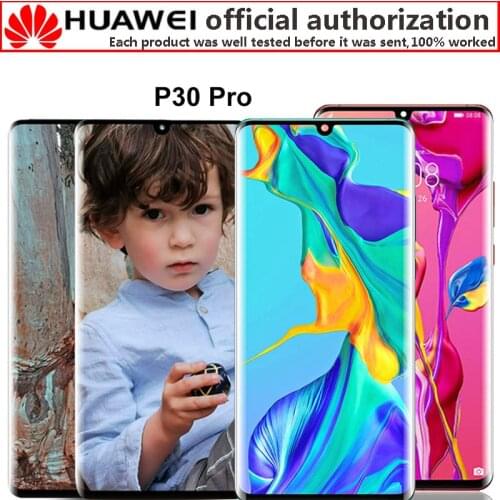 NEW Original 6.47" Display Frame for Huawei P30 Pro LCD Touch Screen Digitizer Assembly p30pro VOG-L29 L09 L04