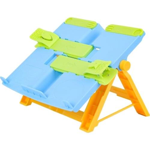 Plastic Book Holder for Reading Shelf Bookshelf Student Adjustabl Bookend Desk Holder Stand for Books Organizer Gift Stationery