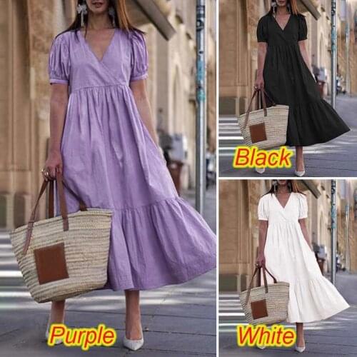 Maxi Dresses for Women Spring/Autumn 2021 Woman Fashion Clothing Casual Cotton Lady Plus Size White Dress Harujuku Bodycon
