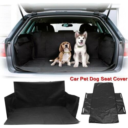 Pet Carriers Dog Car Seat Cover SUV Trunk Mat Protector Waterproof Car Boot Carrying Pad Seat Cover For Cats Dogs 155*105*35cm