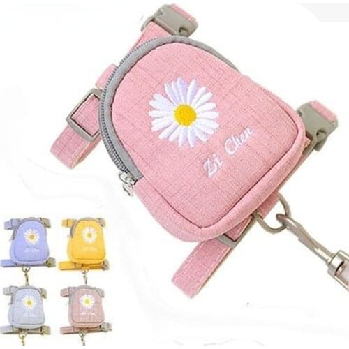 New Dog Harness Backpack With Leash Set for Puppy Cat Outdoor Hiking Camping Multifunction dog harness and leash Pet Supplies