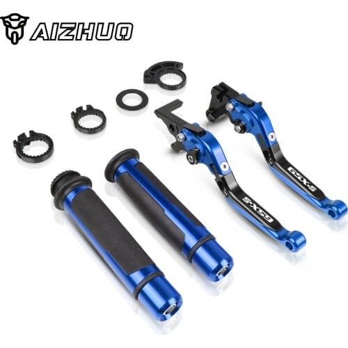 For SUZUKI GSX-S750 GSX S750 GSX-S 750 GSXS750 2011-2020 2016 2015 Motorcycle Accessories Brake Clutch Levers+Handle Grips