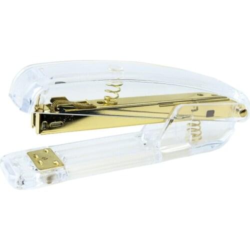 School Supplies Office Accessories Construction Stapler furniture fourniture scolaire Stationery Transparent Stapler Office