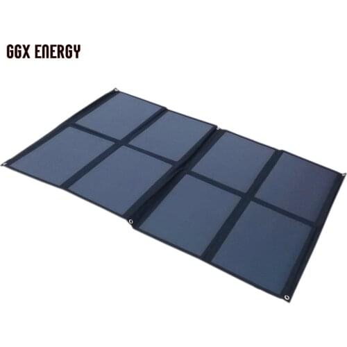 SUNPOWER Solar Cell Portable Solar Panel 160W Folding Solar Charging Kit for Camper Caravan Boat 12V Battery or 12V Solar System