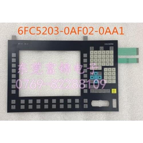 Brand New Membrane keypad for OP012 6FC5203-0AF02-0AA1 6FC5 203-0AF02-0AA1 Operating Panel Button Pad