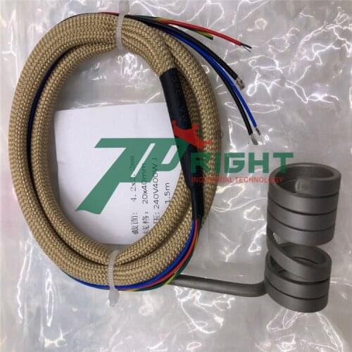 ID20x40mm 240v 400w spring hot runner coil heater for injection mould