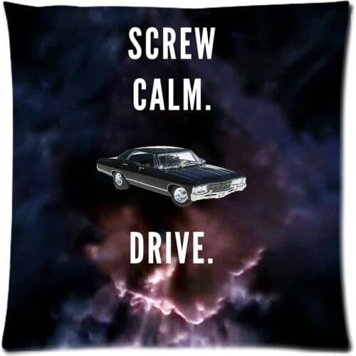 Supernatural Decorative Cotton Line Cushion Cover Square Safa Throw Pillow Case DIY Custom Pillow Cover 45X45CM