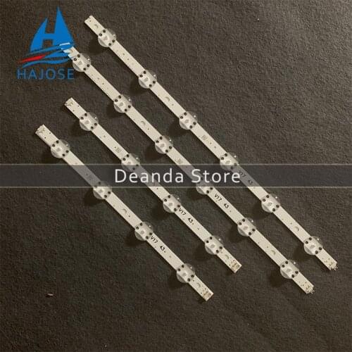 LED Backlight Strip 10 lamp for LG 43" V17 art3 2867 TV 43uj6525 43uj6565 43LJ614V 43LV340C 43UJ670V 43lj622v