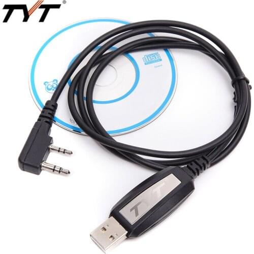 TYT 8000D USB Programming Cable+CD For Handheld Walkie Talkie DM-UVF10 TH-UV8000D TC-8000 TH-UV8000E TH-UV9D TH-F8