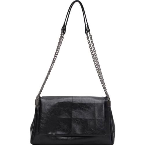 High Capacity Chain Shoulder Crossbody Bag Female Winter Handbags Big Totes Luxury Brand Women Pu Leather