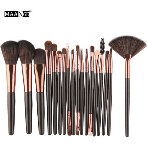 18Pcs Makeup Brushes Tool Set Cosmetic Powder Eye Shadow Foundation Blush Blending Beauty Make Up Brush Maquiagem