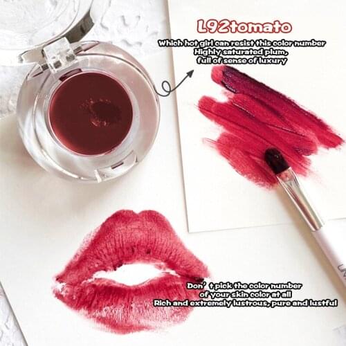 2021 Mousse Canned Lipstick Lip Mud Velvet Matte Moisturizing Long Lasting Red Lip Tint Woman Sexy Makeup Cosmetic TSLM1