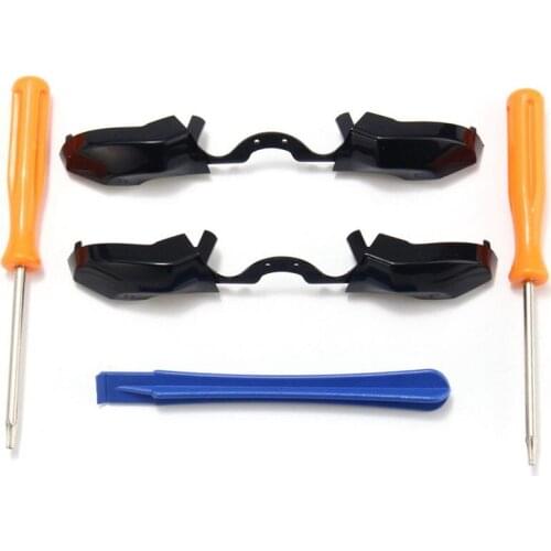 2x Replacement LB RB Bumpers Buttons Key + T6&T8 Screwdrivers Repair Tools + Crowbar For Microsoft For Xbox One Elite Controller