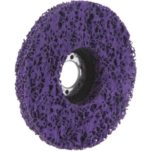 3pcs 5"/125mm Poly Strip Disc Abrasive Wheel Paint Rust Removal Clean Angle Grinder Tools