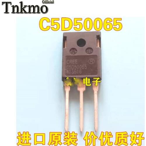 5PCS Power Transistors C5D50065D TO-247-3 C5D50065 TO2473 50A 650V SiC Silicon carbide Zero-Recovery rectifiers free delivery