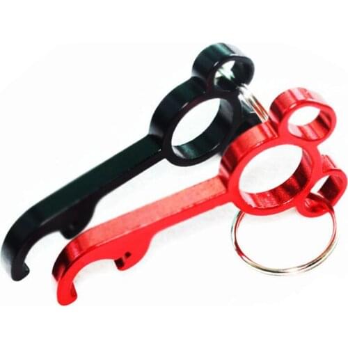 Promotion gift mickey shape opener ring/colorful stock mental beer bottle opener/beer opener tool