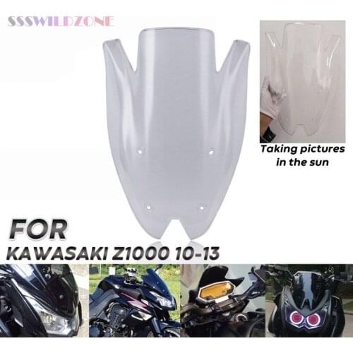 Motorcycle accessories fairing windshield cover panel rectifier panel for Kawasaki Z1000 2010-2013