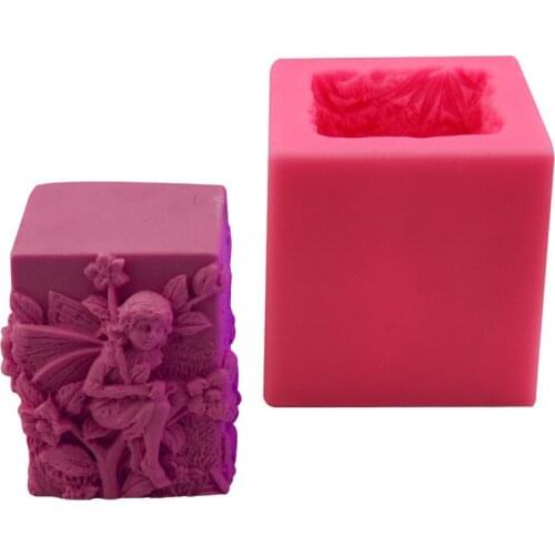 Angel girl Soap Mold Silicone Candle DIY Cake Mold Handmade Soap moulds Craft Art DIY Moulds 3D Candle Making Soap Making