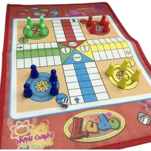 Kids Classic Flight Chess Game Ludo Chess Game Family Party Children Fun Board Game Toys Educational Toys For Children Fun Gifts