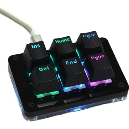 Macro Function Keyboard Shortcut 6-key Custom Programming Special Keyboard Mechanical Keyboard Copy and Paste