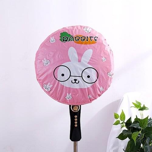 Cute cartoon eletric fan dust cover diameter 45cm nets fan cover waterproof dustproof stand fan cover fan guard storage bag
