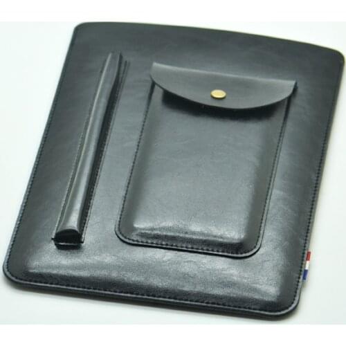 Multi-function ultra-thin super slim sleeve pouch cover,microfiber leather tablet sleeve case for iPad Pro 12.9 inch