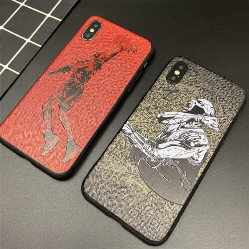 Sports Star Michael Soft Case For Iphone 12 MINI 11 Pro X Xs Max 8 7 6 6s Plus SE Silicone Phone Case Relief Basketball Coque