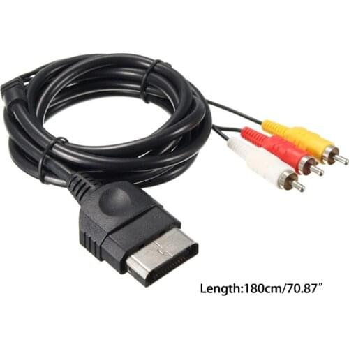 New HOT 1.8m HDMI-compatible Male to 3 RCA 1080P AV Audio Video Component Convert Cable For X-BOX HDTV DVD TV Cord