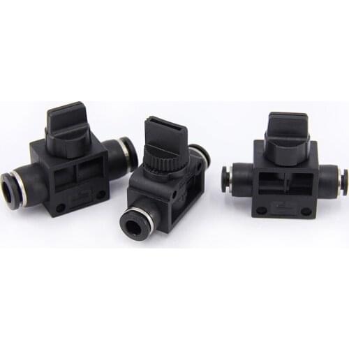 HVFF series Pneumatic components Hand Valve for 4/6/8/10/12mm Air Flow Control Regulator