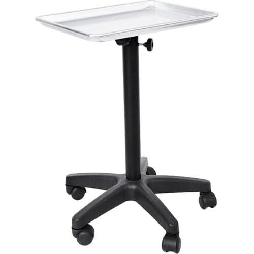 Adjustable Height Trolley Beauty Tools Aluminium Hair Salon Instrument Tray Medical Spa Beauty Styling Trolley Stand Holder