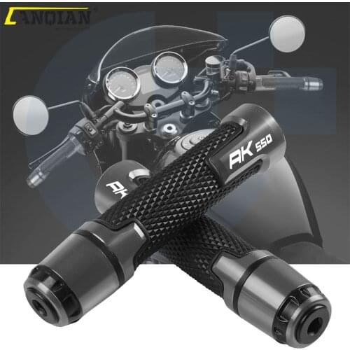 7/8" 22MM Motorcycle handlebar grip handle bar For KYMCO AK550 AK 550 2017 2018 2019 CNC Aliminum Motorbike handlebar grips