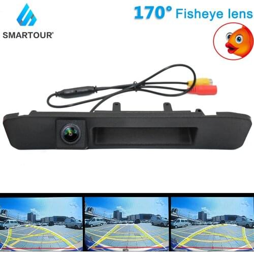 Smartour 170° HD 1080P Fisheye Lens Vehicle Rear View Trunk Handle Camera For Mercedes Benz ML A180 A200 A260 GLA GLC GLE Car