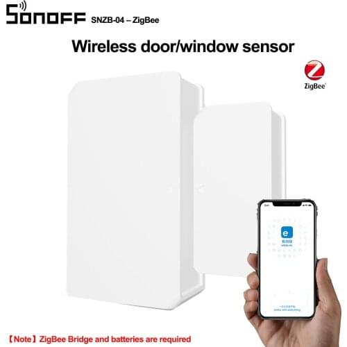 SONOFF SNZB-04 Zigbee Smart Door Window Sensor /Door Alarm Sensor Work With Sonoff Zigbee Bridge For Smart Home Security