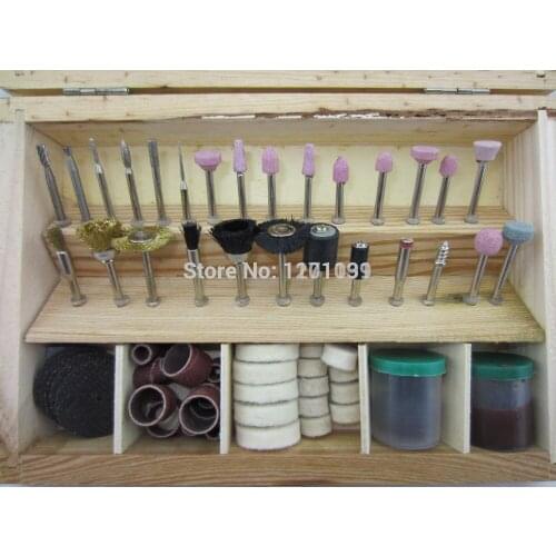 Hot sale jewelry rotary tool and accessories,goldsmith tool kit & 100ps accessories set jewelry tols and machine